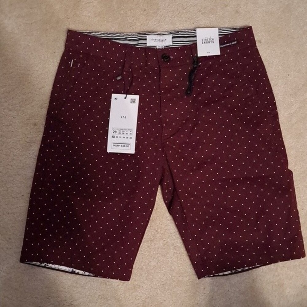 Cactus Man Tiny Polka Dots Stretch Shorts